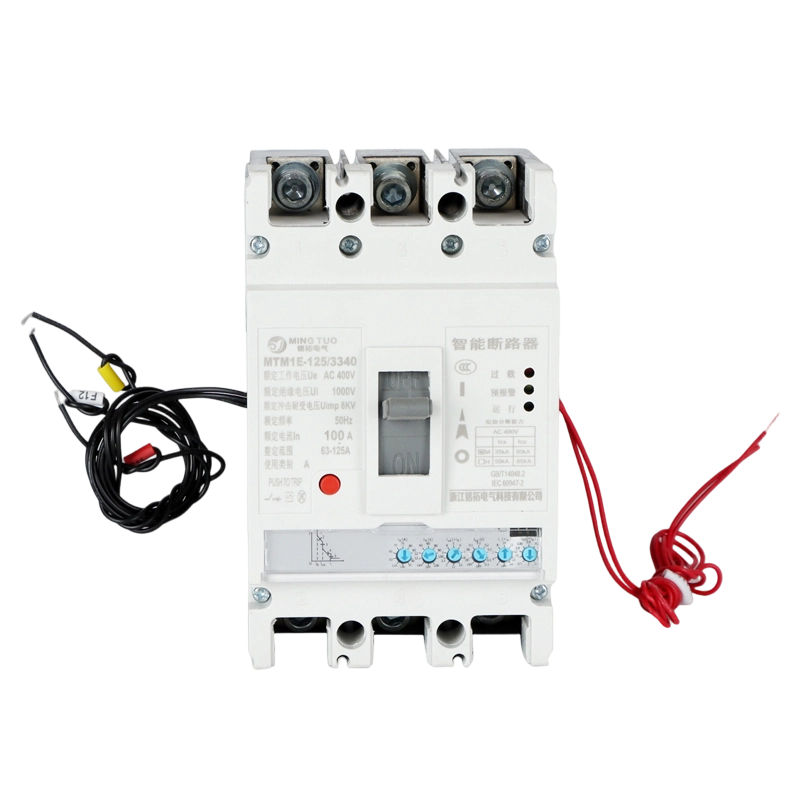MT-M1 digital elektronisk MCCB, 100-800A, 3/4P, 50kA, mikroprocessorstyrd kretsbrytare